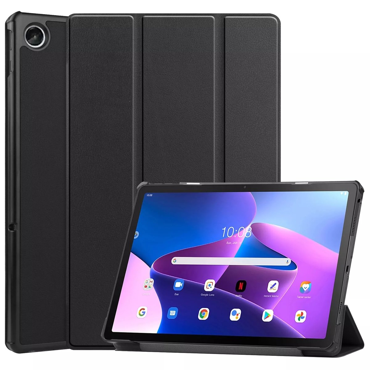 Чохол Zarmans для планшета Lenovo TAB M10 Plus 3rd Gen TB-125 / TB-128, Чорний