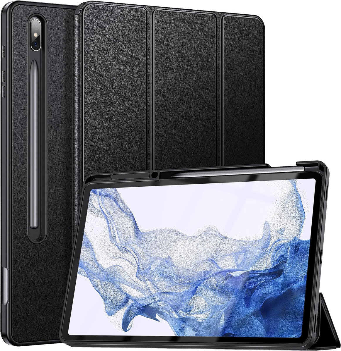 Чохол Zarmans для планшета Samsung Galaxy Tab S8 X700 / S7 T870, Чорний